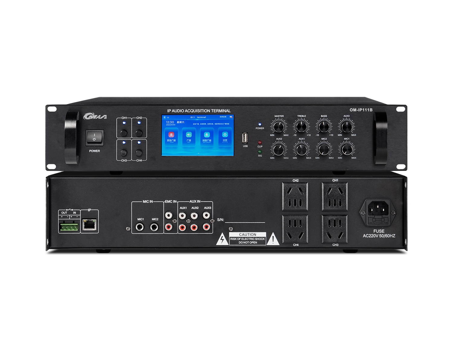 Bộ thu âm thanh mạng IP OM-IP111B